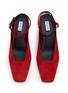 Figure View - Click To Enlarge - ALAÏA - 60 Wedge Suede Mules