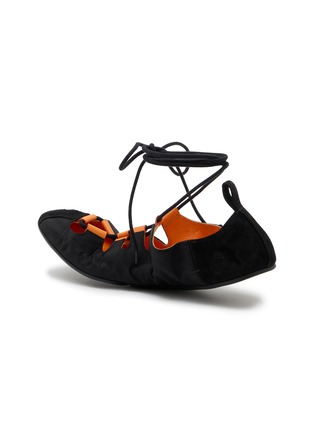  - ALAÏA - Suede Nylon Ballet Sneakers