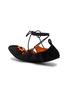  - ALAÏA - Suede Nylon Ballet Sneakers