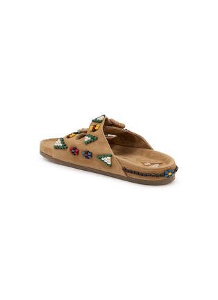  - BAZISZT SHOES - Sambla Two Strap Suede Sandals