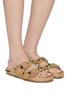 Figure View - Click To Enlarge - BAZISZT SHOES - Sambla Two Strap Suede Sandals