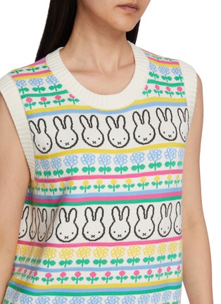  - CHINTI & PARKER - X Miffy Fair Isle Knit Tank Top