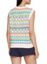 Back View - Click To Enlarge - CHINTI & PARKER - X Miffy Fair Isle Knit Tank Top