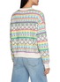 Back View - Click To Enlarge - CHINTI & PARKER - X Miffy Fair Isle Knit Cardigan