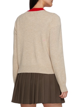 Back View - Click To Enlarge - CHINTI & PARKER - X Miffy Peek Placket Cardigan