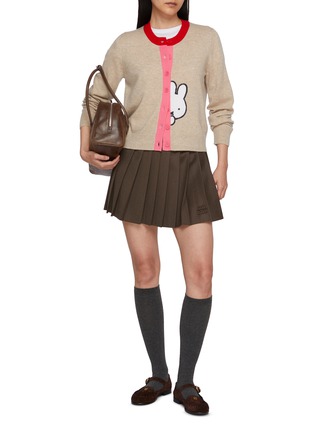 Figure View - Click To Enlarge - CHINTI & PARKER - X Miffy Peek Placket Cardigan