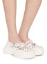 Figure View - Click To Enlarge - AKIKOAOKI - Floral Platformed Leather Mary Jane
