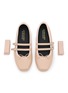 Detail View - Click To Enlarge - AKIKOAOKI - Giselle Satin Ballreina Flats