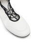 Detail View - Click To Enlarge - PEDDER RED - Rae Leather Ballerina Flats