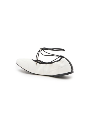  - PEDDER RED - Rae Leather Ballerina Flats