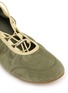 Detail View - Click To Enlarge - PEDDER RED - Rae Suede Ballerina Flats