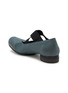  - UMA WANG - Crisscross Elastic Band Leather Ballerina Pumps