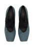 Detail View - Click To Enlarge - UMA WANG - 45 Crisscross Elastic Band Leather Ballerina Pumps