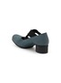  - UMA WANG - 45 Crisscross Elastic Band Leather Ballerina Pumps