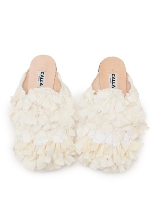 Detail View - Click To Enlarge - CALLA - Mono Nikibabouches Rug Clogs