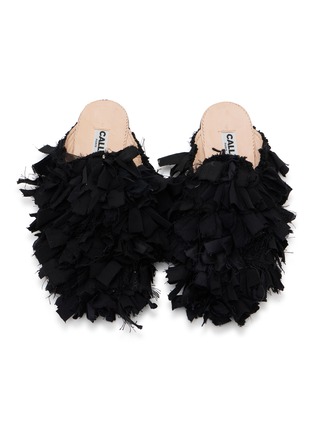Detail View - Click To Enlarge - CALLA - Mono Nikibabouches Rug Clogs