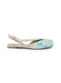 MAISON MARGIELA Tabi Sunfaded Flower Print Suede Slingback Flats