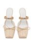 Detail View - Click To Enlarge - MM6 MAISON MARGIELA - 80 Square Toe Suede Ballerina Mules
