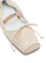 Detail View - Click To Enlarge - MM6 MAISON MARGIELA - Square Toe Suede Ballerina Flats