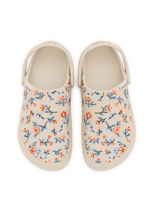 Detail View - Click To Enlarge - CROCS - Classic Crafted Marble Floral Clogs