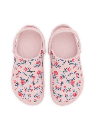 Detail View - Click To Enlarge - CROCS - Classic Crafted Marble Floral Clogs