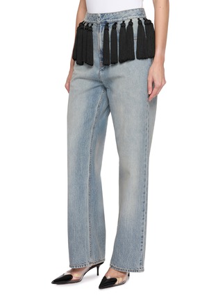 Front View - Click To Enlarge - ALAÏA - Tassel Denim Jeans