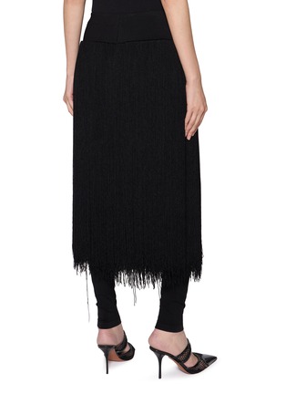 Back View - Click To Enlarge - ALAÏA - Fringed Leggings
