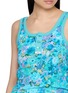  - CHLOÉ - Sleeveless Tropical Flower Print Ribbed Knit Tank Top