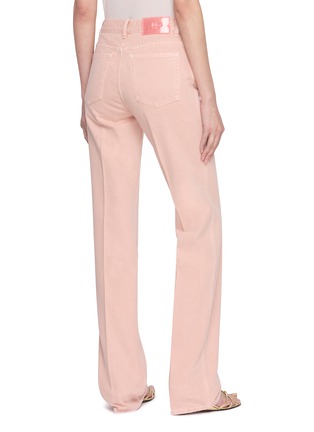 Back View - Click To Enlarge - CHLOÉ - Garment Dyed Straight Leg Jeans