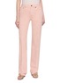 CHLOÉ Garment Dyed Straight Leg Jeans