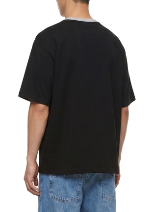 Back View - Click To Enlarge - WE11DONE - Stacked Crayon Logo T-Shirt