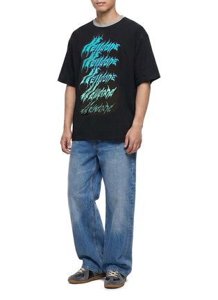 Figure View - Click To Enlarge - WE11DONE - Stacked Crayon Logo T-Shirt