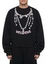 Main View - Click To Enlarge - WE11DONE - Necklace Print Sweatshirt