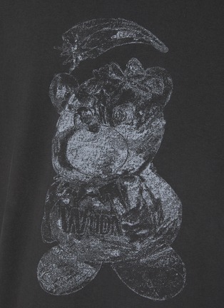  - WE11DONE - Faded Bear Print T-Shirt