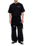 Figure View - Click To Enlarge - WE11DONE - Embellished Logo Oversized T-Shirt