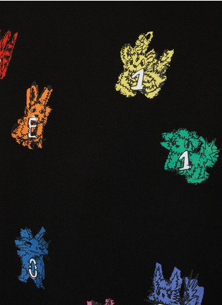  - WE11DONE - Monster Sticker T-Shirt