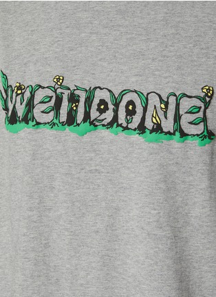  - WE11DONE - Floral Logo T-Shirt