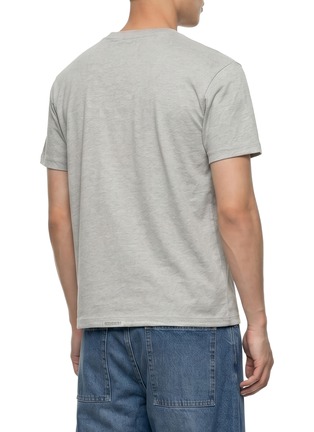 Back View - Click To Enlarge - WE11DONE - Floral Logo T-Shirt