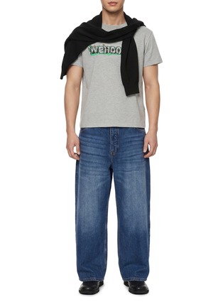 Figure View - Click To Enlarge - WE11DONE - Floral Logo T-Shirt
