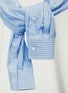  - WE11DONE - Tied Shirt Print T-Shirt