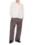 Figure View - Click To Enlarge - KANEMASA PHIL - Oversized Artisan Cotton Shirt