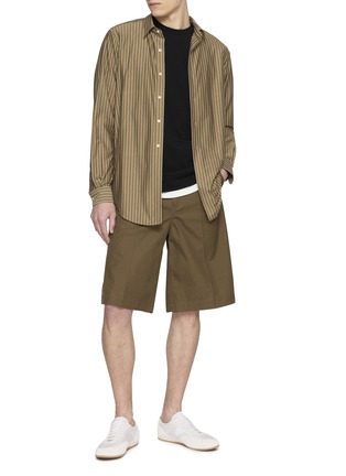 Figure View - Click To Enlarge - KANEMASA PHIL - High Twist Long Sleeve Cotton T-Shirt