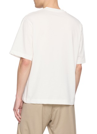 Back View - Click To Enlarge - KANEMASA PHIL - High Twist Short Sleeve Cotton T-Shirt