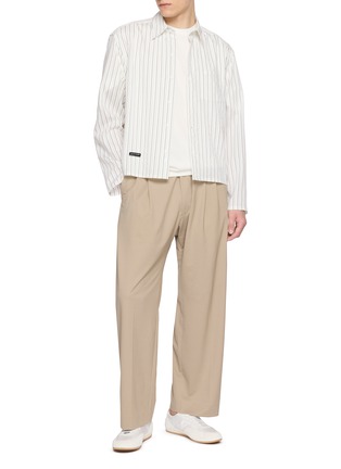 Figure View - Click To Enlarge - KANEMASA PHIL - High Twist Short Sleeve Cotton T-Shirt