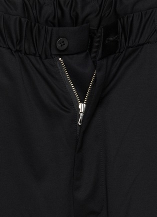  - KANEMASA PHIL - Elasticated Waist Pintuck Cotton Pants