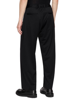 Back View - Click To Enlarge - KANEMASA PHIL - Elasticated Waist Pintuck Cotton Pants