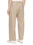 Back View - Click To Enlarge - KANEMASA PHIL - Elasticated Waist Pintuck Cotton Pants