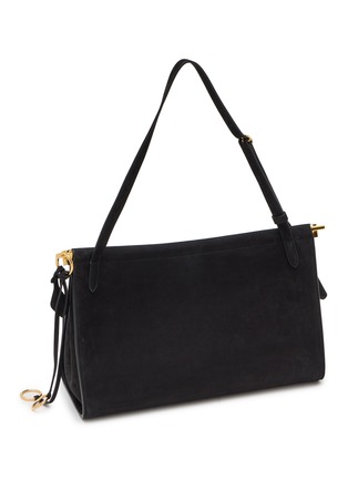 Detail View - Click To Enlarge - ALAÏA - Le Click Pocket 35 Suede Hobo Bag