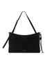 ALAÏA Le Click Pocket 35 Suede Hobo Bag