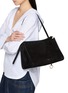 Figure View - Click To Enlarge - ALAÏA - Le Click Pocket 35 Suede Hobo Bag